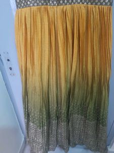 Unique Green &amp; Gold Kurta Dress