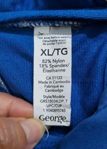 George V-Neck Twist-Front Bikini Top