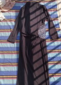 Elegant Black Embellished Dress