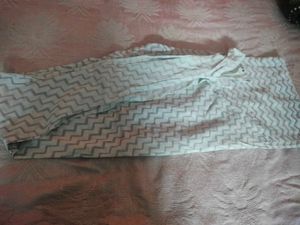 Women Grey&amp;White Kurta Set