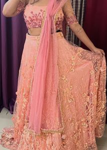 designer maid hand lehnga