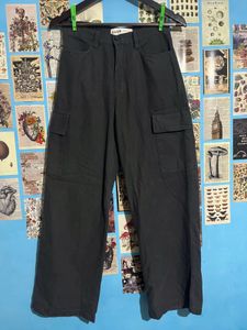 Black Cargo Pants airiest able waist