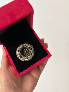 Unique Beaded Ring in Jewelry Box