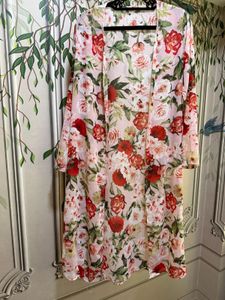 Lightweight Floral Duster/Kimono
