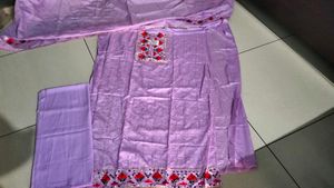 LAVENDER colour beautiful gota pati suit