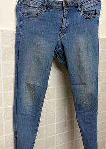 Classic Blue Slim Fit Denim Jeans