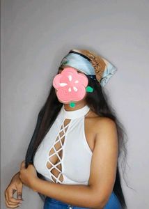 White Lace-Up Bodysuit