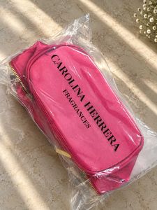 Carolina Harrera Fragrance Cosmetic bag.