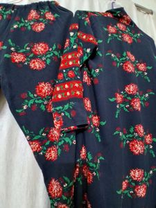 Floral Print cord Set with Dupatta