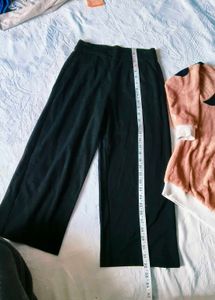 Very Fancy Korean Top With Wide Leg Pant