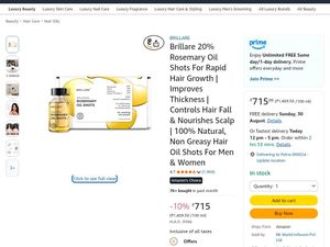 Brillare Rosemary Oil Shots Rapid Hair Growth | Im