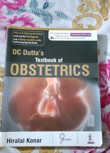 DC dutta's textbook of Obstetrics