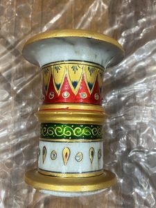 Embellished Marble Stand - Hollow