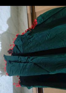 Embroidered Green Kurta