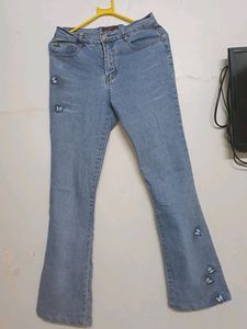 Wide Length Butterflies 🦋 😍 Pattern Jeans