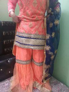 Designer kurti Sharara