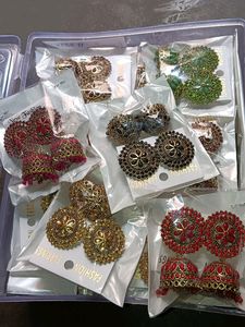 Jhumka Earrings &Stude