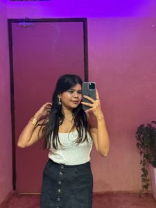 Sparkling White Sequin Tank Top