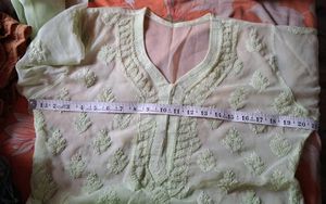 Lime Green Chikankari Kurta