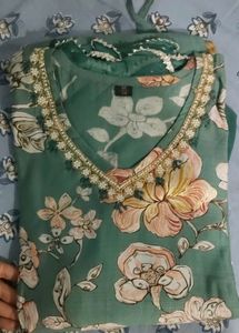 Floral Print Kurta Set