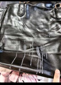 Chic Black Leather Handbag