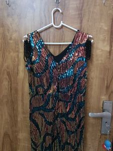 Sequin Maxi Dress