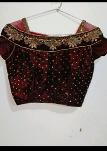 Velvet Embellished Party Top