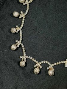5 sets of Elegant Gold Pendant Necklace with Pearl