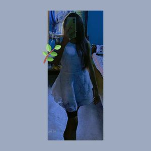 White Lace Dress Women's ✨🍥