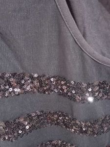 Black Sequins Top