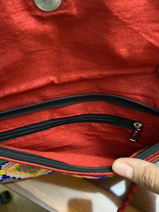 Embroidered Sling Bag