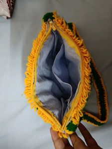 Handmade Wollen Sling Bag