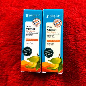 Pilgrim 10% Vitamin C Face Serum Duo