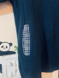 Men's Blue Pullover Sweater