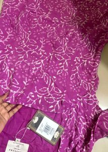 Nishorama Jasmin Pink Full Sleeve Kurti