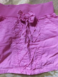 Cotton Mini Skirt For Girls