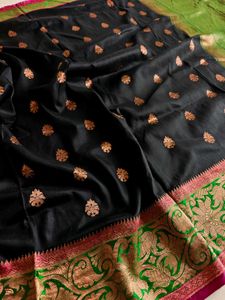 100% Pure Silk Mughal Banarasi