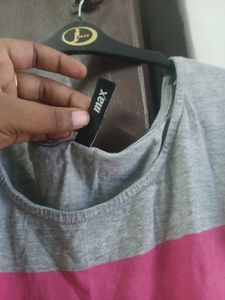 Color Block Tunic Top