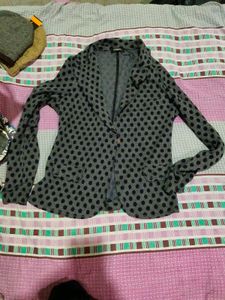Polka Dot Blazer &amp; Pants Set