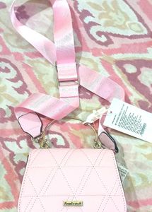 Fastrack Pink Quilted Handbag