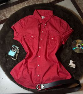 Pinterest Office Core Reddish Pink Shirt