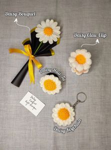 Crocheted Sunflower Set