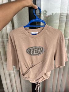 Dream Graphic Cropped T-Shirt