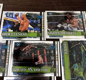 WWE Topps Slam Attax Silver Foil Card Set