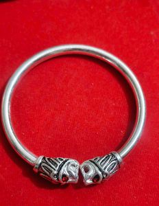 Unique Silver Animal Head Bracelet for men