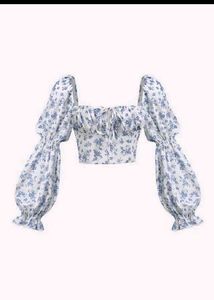 Floral Puff Sleeve Top