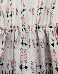 Boho Chic Striped Mini Dress