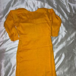 Sunny Yellow Embroidered Kurta