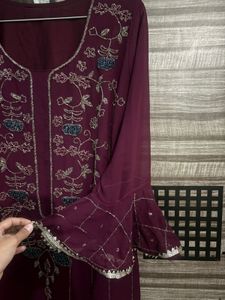 Kurta Set With Sharara And Dupatta