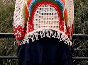 Boho Rainbow Crochet Top